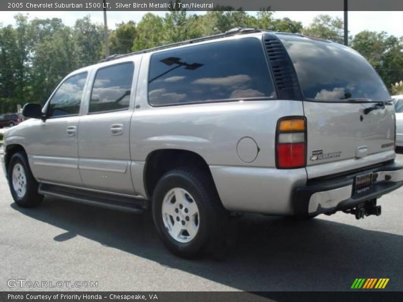 Silver Birch Metallic / Tan/Neutral 2005 Chevrolet Suburban 1500 LT