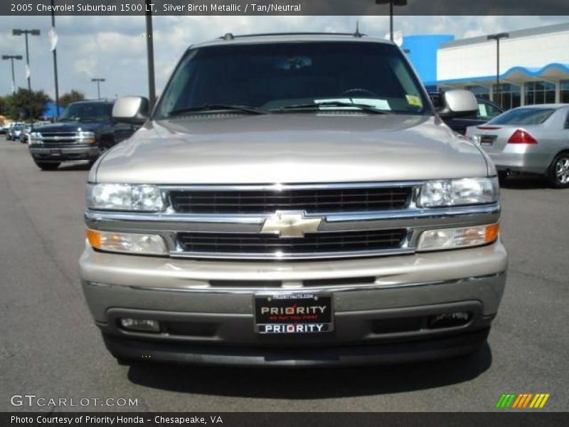 Silver Birch Metallic / Tan/Neutral 2005 Chevrolet Suburban 1500 LT