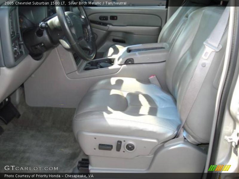 Silver Birch Metallic / Tan/Neutral 2005 Chevrolet Suburban 1500 LT