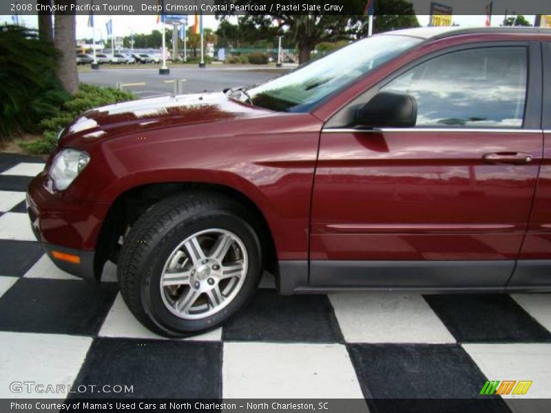 Deep Crimson Crystal Pearlcoat / Pastel Slate Gray 2008 Chrysler Pacifica Touring