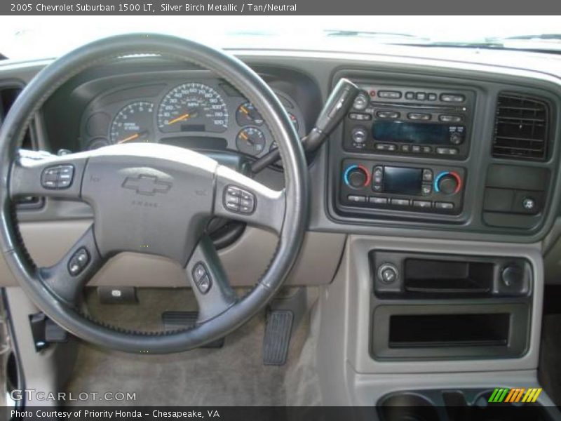 Silver Birch Metallic / Tan/Neutral 2005 Chevrolet Suburban 1500 LT
