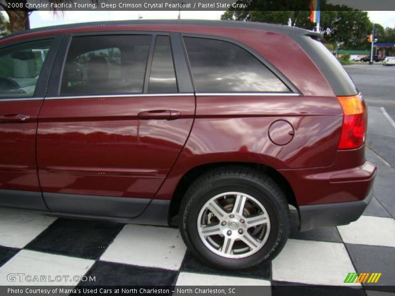 Deep Crimson Crystal Pearlcoat / Pastel Slate Gray 2008 Chrysler Pacifica Touring