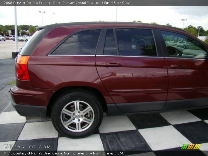 Deep Crimson Crystal Pearlcoat / Pastel Slate Gray 2008 Chrysler Pacifica Touring