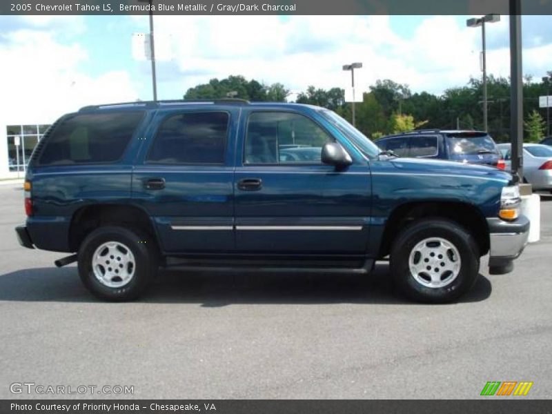 Bermuda Blue Metallic / Gray/Dark Charcoal 2005 Chevrolet Tahoe LS