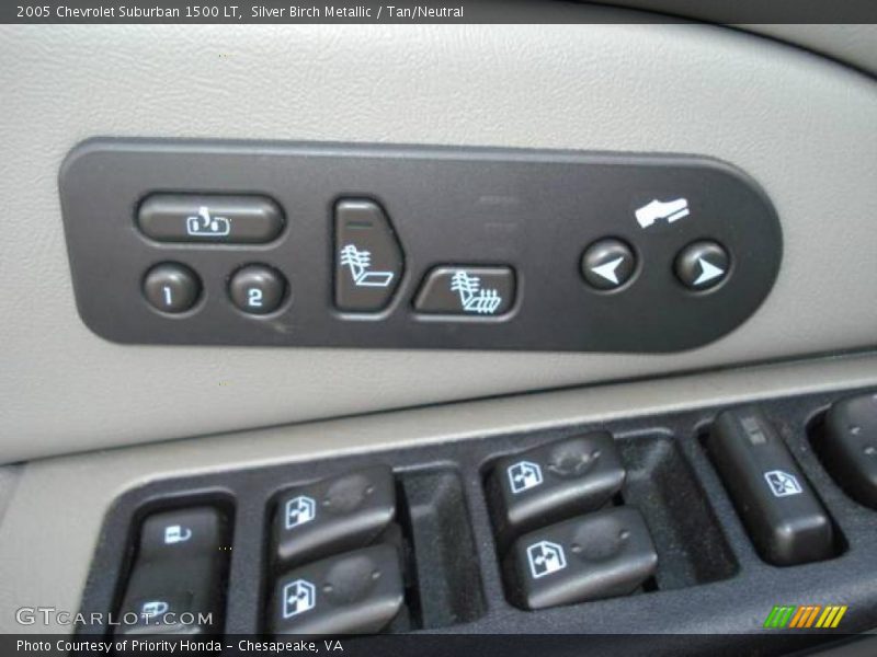 Silver Birch Metallic / Tan/Neutral 2005 Chevrolet Suburban 1500 LT