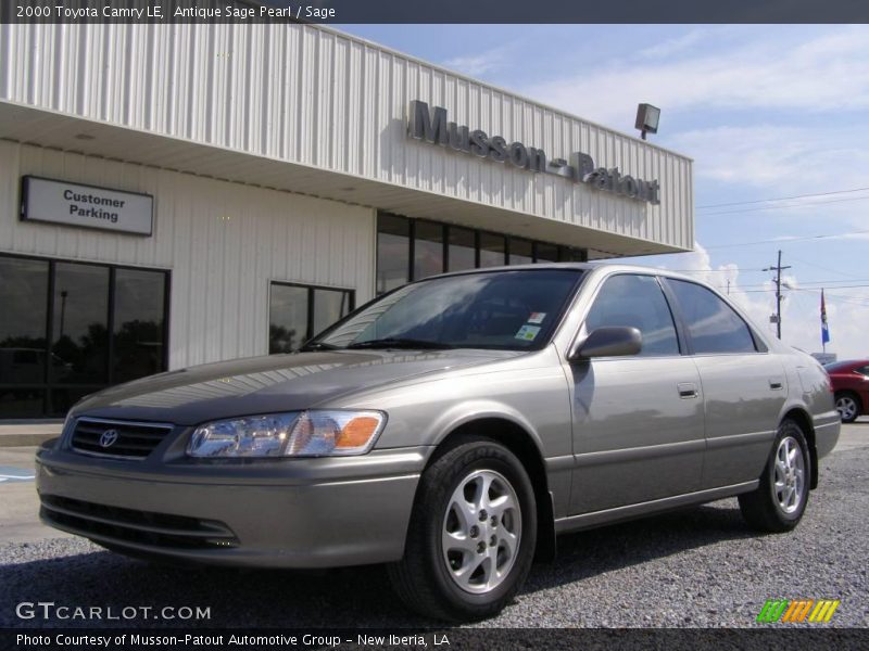 Antique Sage Pearl / Sage 2000 Toyota Camry LE