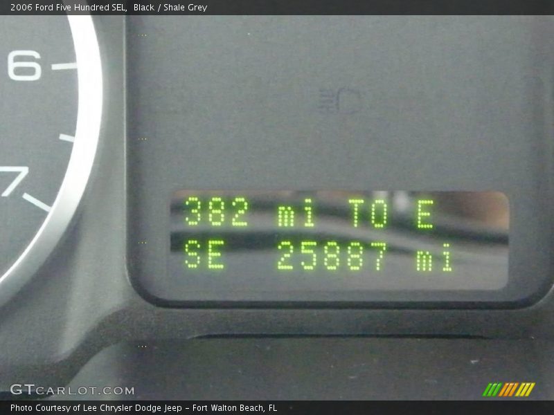 Black / Shale Grey 2006 Ford Five Hundred SEL