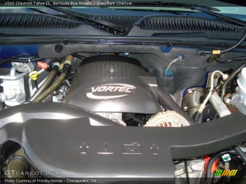 Bermuda Blue Metallic / Gray/Dark Charcoal 2005 Chevrolet Tahoe LS