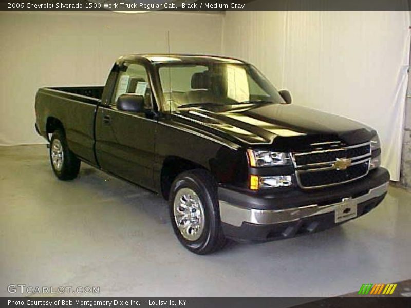 Black / Medium Gray 2006 Chevrolet Silverado 1500 Work Truck Regular Cab