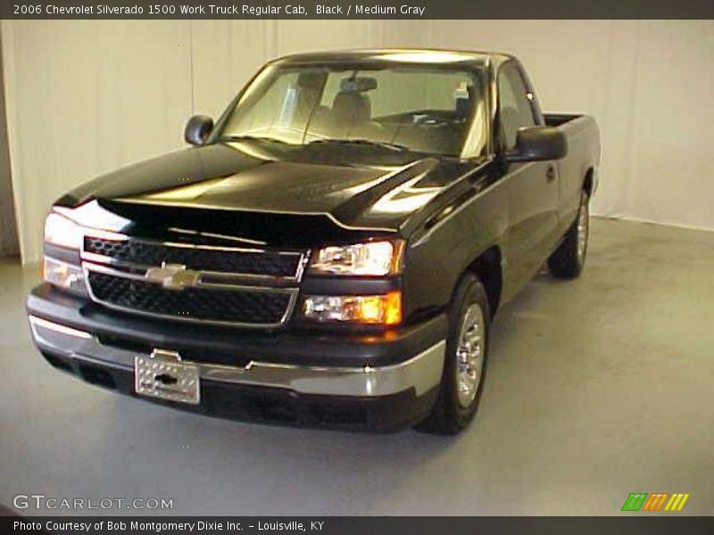 Black / Medium Gray 2006 Chevrolet Silverado 1500 Work Truck Regular Cab