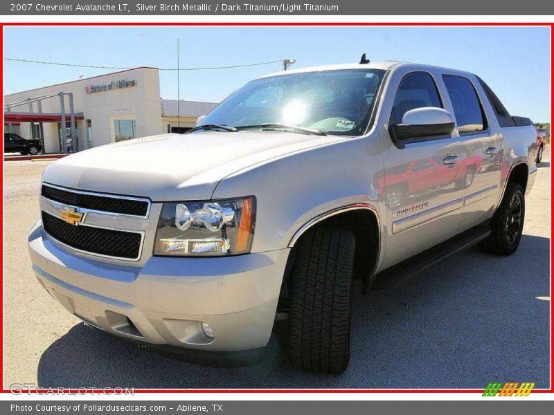 Silver Birch Metallic / Dark Titanium/Light Titanium 2007 Chevrolet Avalanche LT