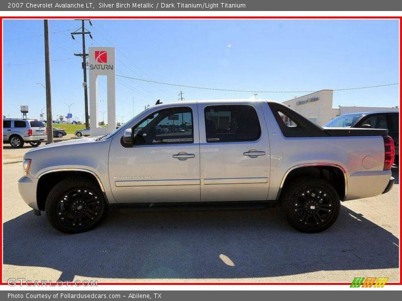 Silver Birch Metallic / Dark Titanium/Light Titanium 2007 Chevrolet Avalanche LT