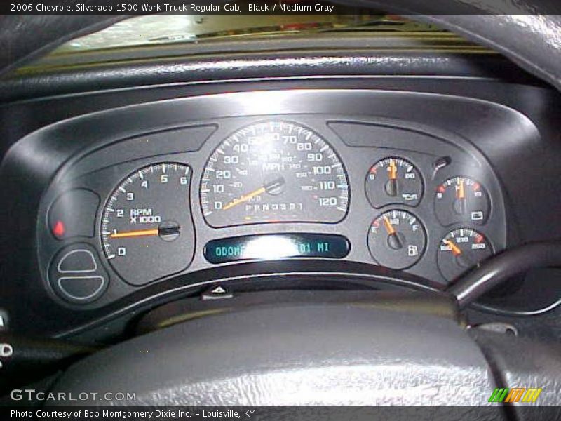 Black / Medium Gray 2006 Chevrolet Silverado 1500 Work Truck Regular Cab
