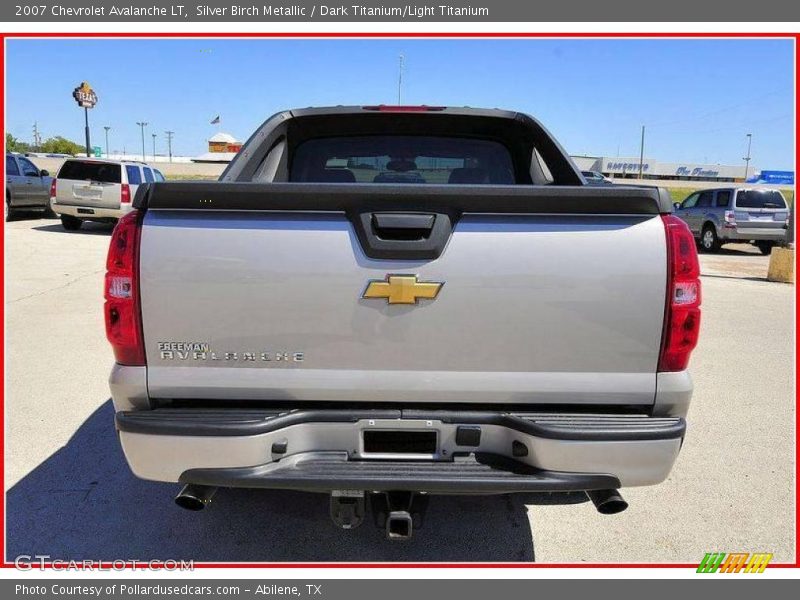 Silver Birch Metallic / Dark Titanium/Light Titanium 2007 Chevrolet Avalanche LT