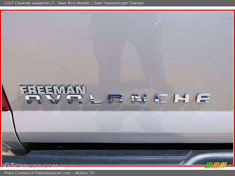 Silver Birch Metallic / Dark Titanium/Light Titanium 2007 Chevrolet Avalanche LT