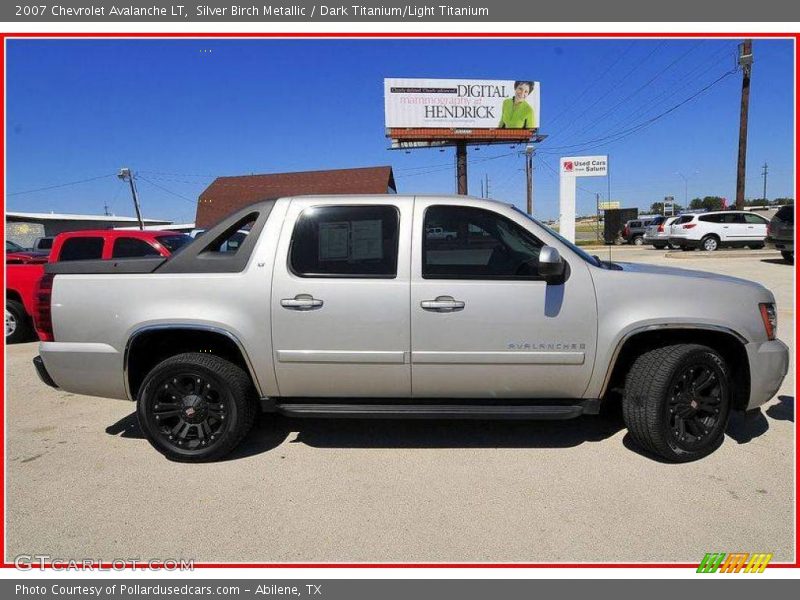 Silver Birch Metallic / Dark Titanium/Light Titanium 2007 Chevrolet Avalanche LT