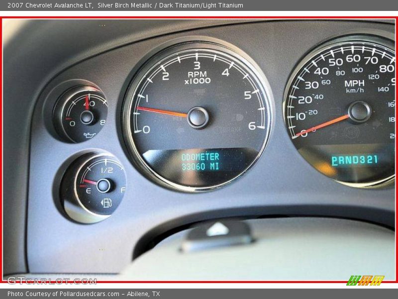 Silver Birch Metallic / Dark Titanium/Light Titanium 2007 Chevrolet Avalanche LT