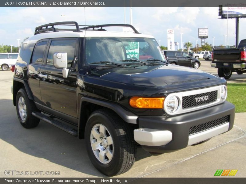 Black Diamond / Dark Charcoal 2007 Toyota FJ Cruiser