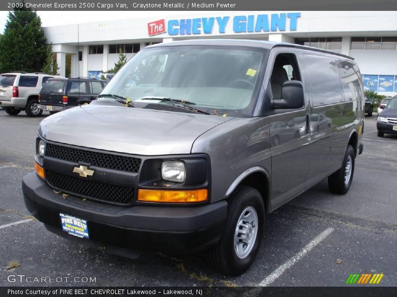 Graystone Metallic / Medium Pewter 2009 Chevrolet Express 2500 Cargo Van