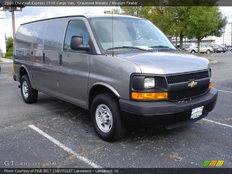 Graystone Metallic / Medium Pewter 2009 Chevrolet Express 2500 Cargo Van