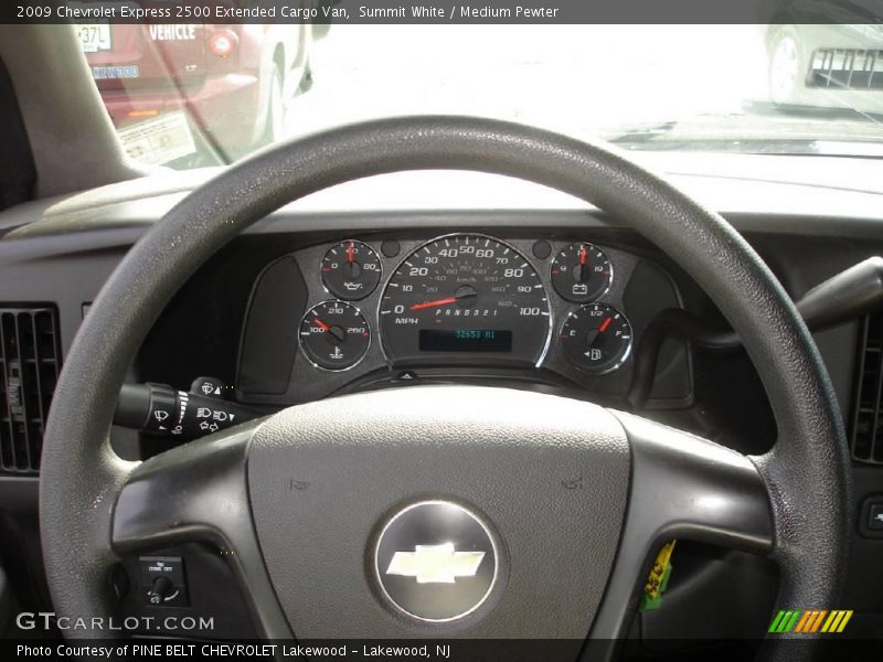 Summit White / Medium Pewter 2009 Chevrolet Express 2500 Extended Cargo Van