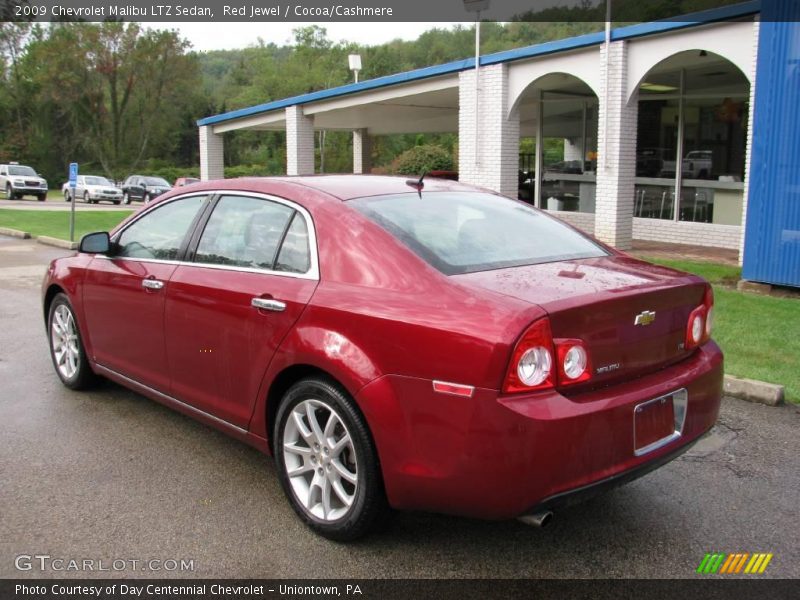 Red Jewel / Cocoa/Cashmere 2009 Chevrolet Malibu LTZ Sedan