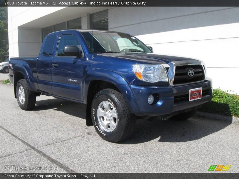 Indigo Ink Pearl / Graphite Gray 2008 Toyota Tacoma V6 TRD  Access Cab 4x4