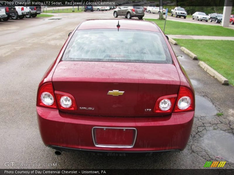 Red Jewel / Cocoa/Cashmere 2009 Chevrolet Malibu LTZ Sedan