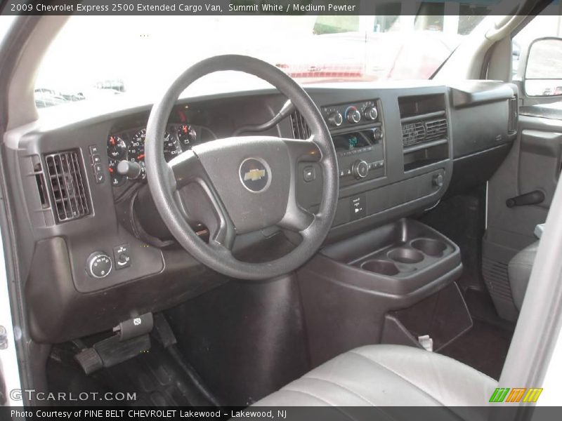 Summit White / Medium Pewter 2009 Chevrolet Express 2500 Extended Cargo Van