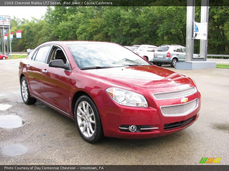 Red Jewel / Cocoa/Cashmere 2009 Chevrolet Malibu LTZ Sedan
