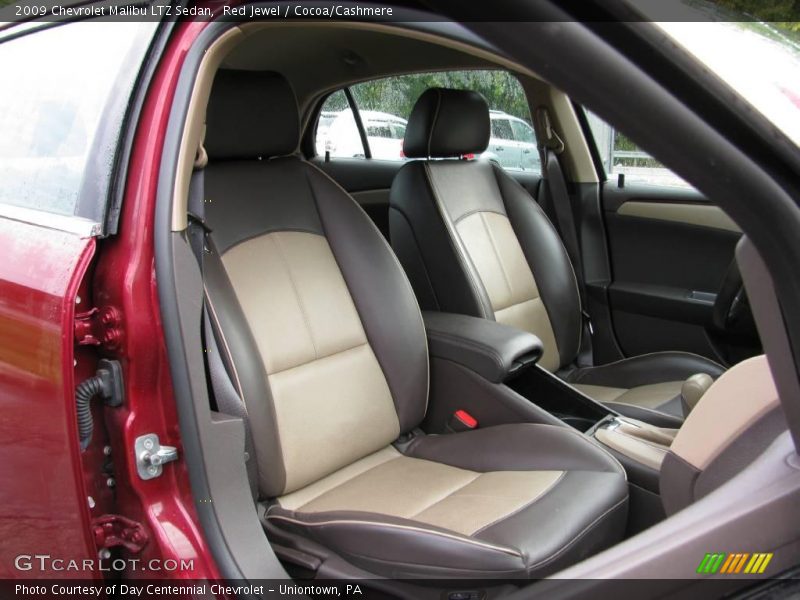 Red Jewel / Cocoa/Cashmere 2009 Chevrolet Malibu LTZ Sedan