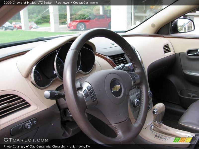 Red Jewel / Cocoa/Cashmere 2009 Chevrolet Malibu LTZ Sedan