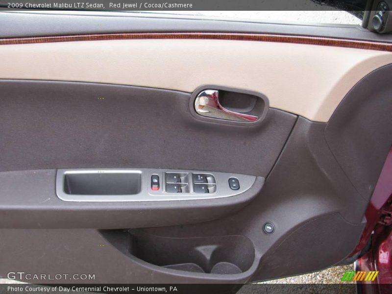 Red Jewel / Cocoa/Cashmere 2009 Chevrolet Malibu LTZ Sedan