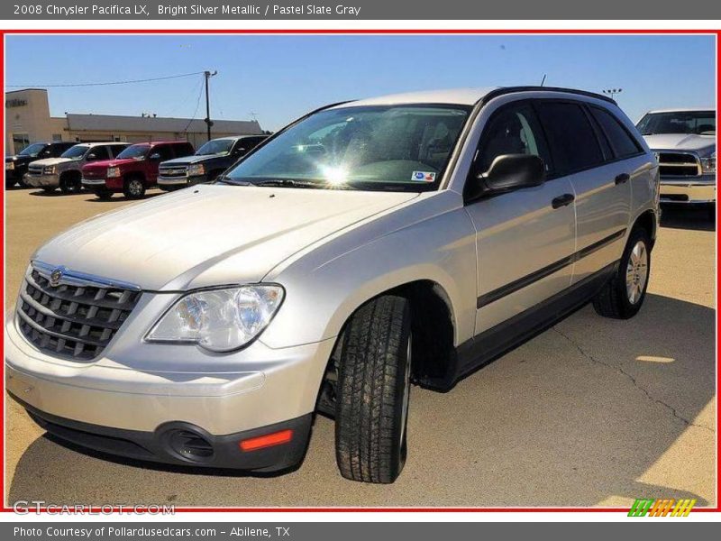Bright Silver Metallic / Pastel Slate Gray 2008 Chrysler Pacifica LX