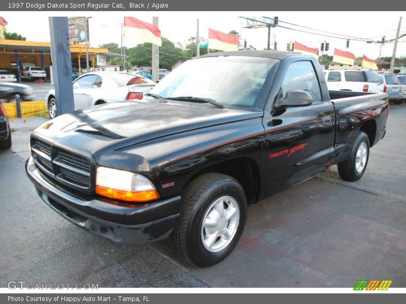 Black / Agate 1997 Dodge Dakota Sport Regular Cab