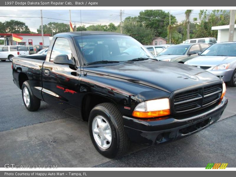 Black / Agate 1997 Dodge Dakota Sport Regular Cab