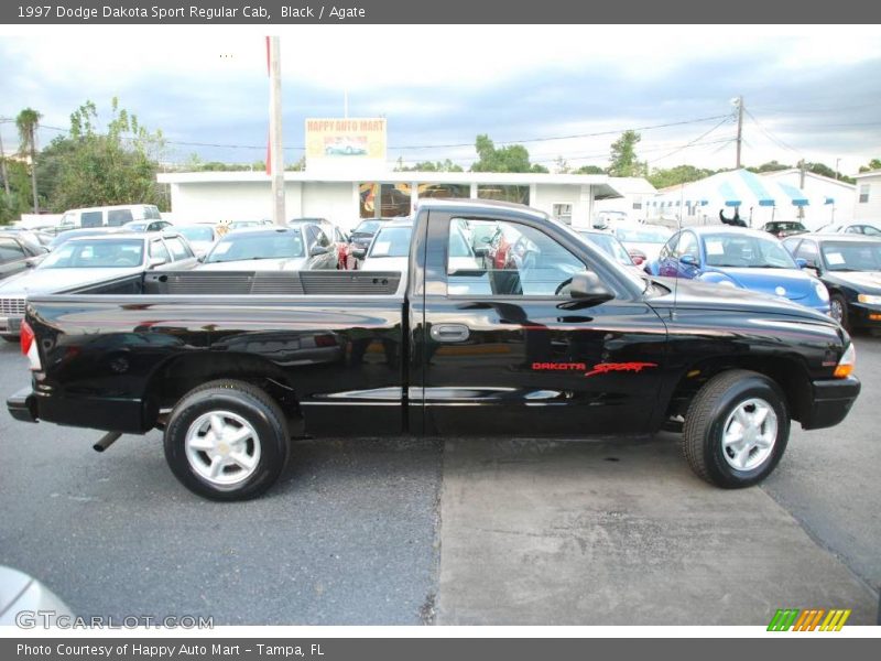 Black / Agate 1997 Dodge Dakota Sport Regular Cab