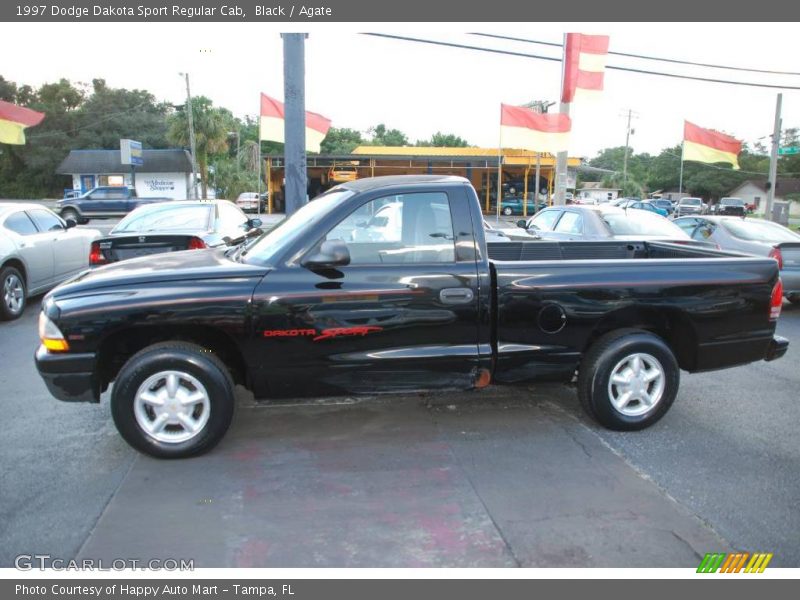 Black / Agate 1997 Dodge Dakota Sport Regular Cab