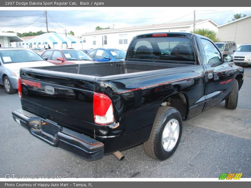 Black / Agate 1997 Dodge Dakota Sport Regular Cab