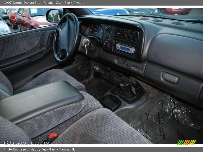 Black / Agate 1997 Dodge Dakota Sport Regular Cab