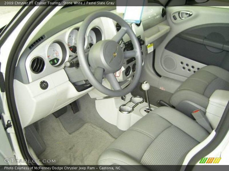 Stone White / Pastel Slate Gray 2009 Chrysler PT Cruiser Touring