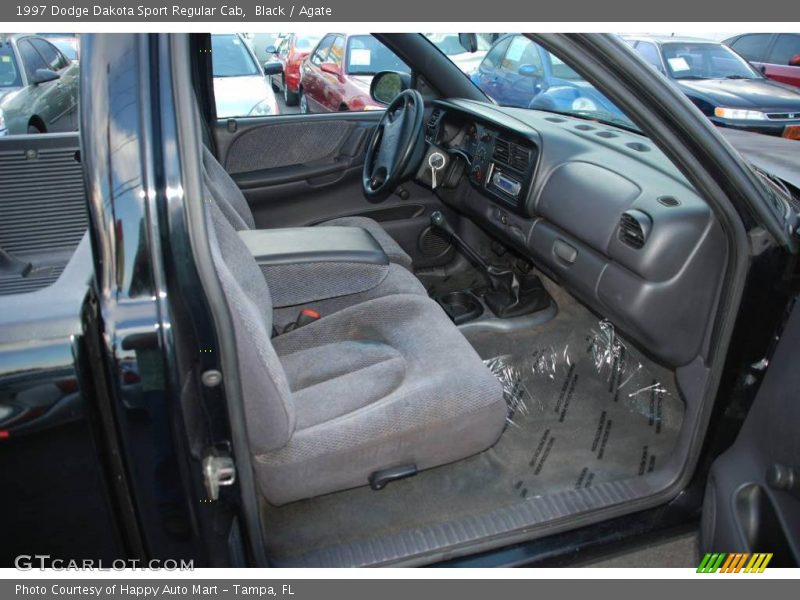 Black / Agate 1997 Dodge Dakota Sport Regular Cab