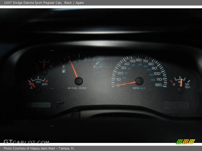 Black / Agate 1997 Dodge Dakota Sport Regular Cab
