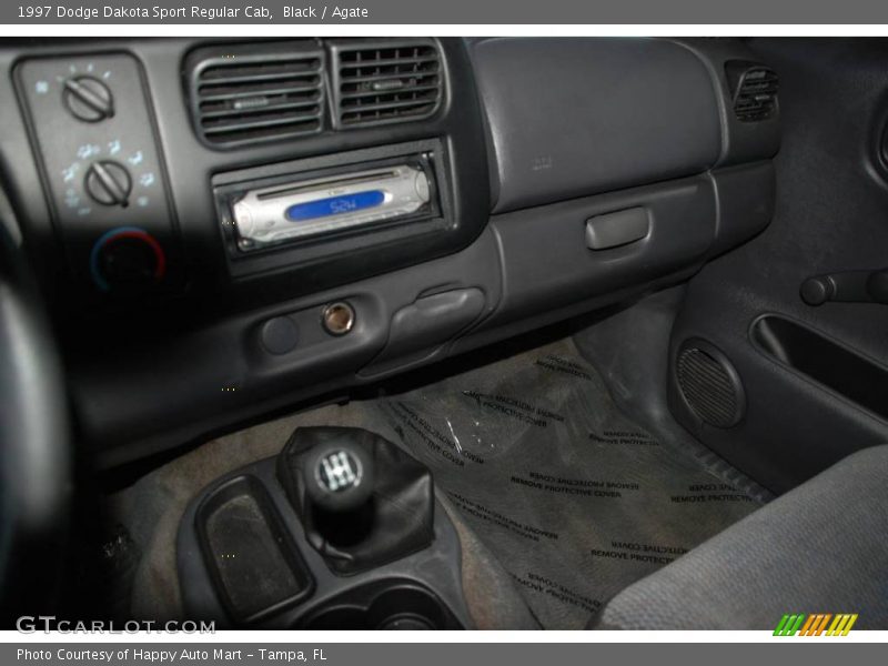 Black / Agate 1997 Dodge Dakota Sport Regular Cab