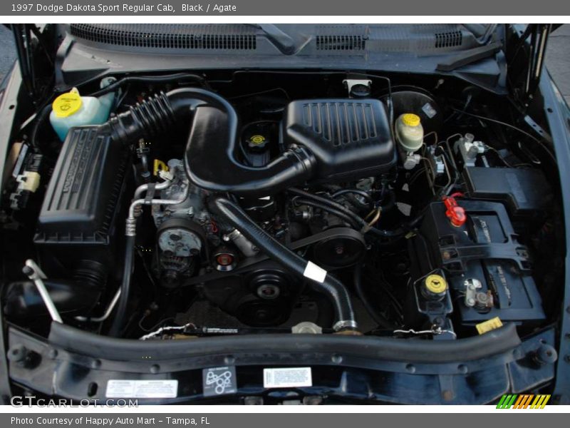 Black / Agate 1997 Dodge Dakota Sport Regular Cab