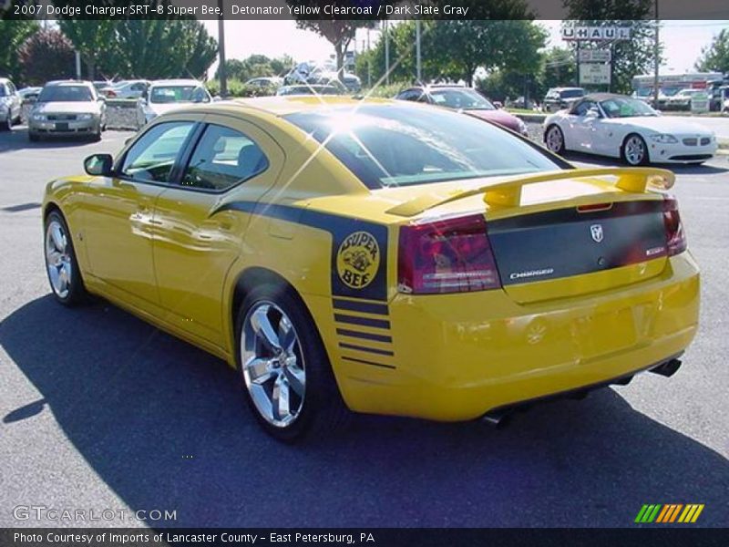 Detonator Yellow Clearcoat / Dark Slate Gray 2007 Dodge Charger SRT-8 Super Bee