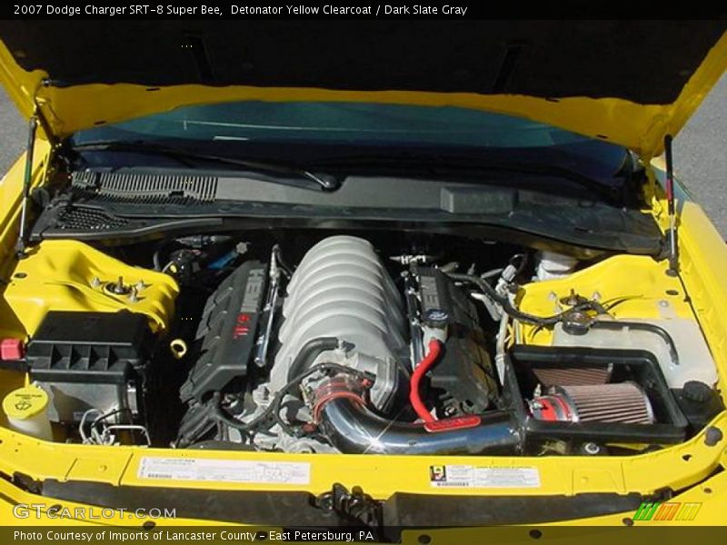 Detonator Yellow Clearcoat / Dark Slate Gray 2007 Dodge Charger SRT-8 Super Bee