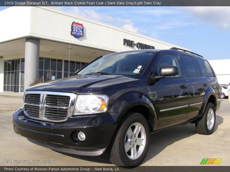 Brilliant Black Crystal Pearl Coat / Dark Slate Gray/Light Slate Gray 2009 Dodge Durango SLT