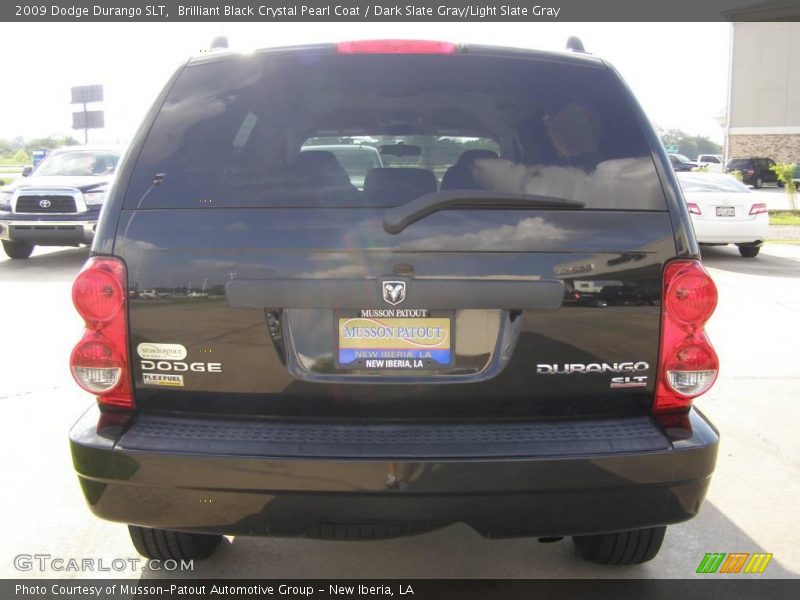 Brilliant Black Crystal Pearl Coat / Dark Slate Gray/Light Slate Gray 2009 Dodge Durango SLT