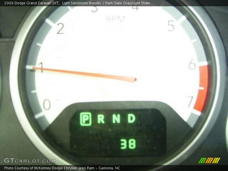 Light Sandstone Metallic / Dark Slate Gray/Light Shale 2009 Dodge Grand Caravan SXT
